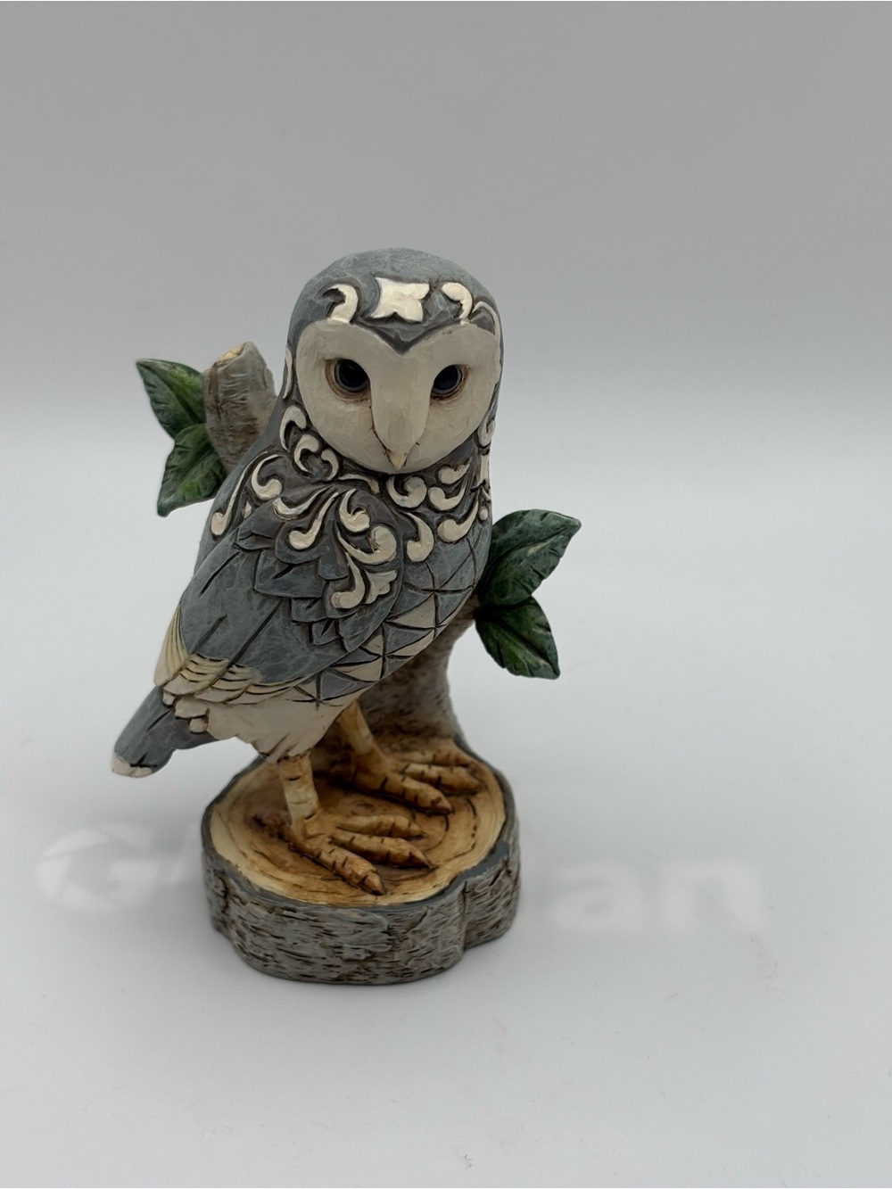 2016 Jim Shore Heartwood Creek Woodland Owl on Branch Resin Figurine Decor 4.5”